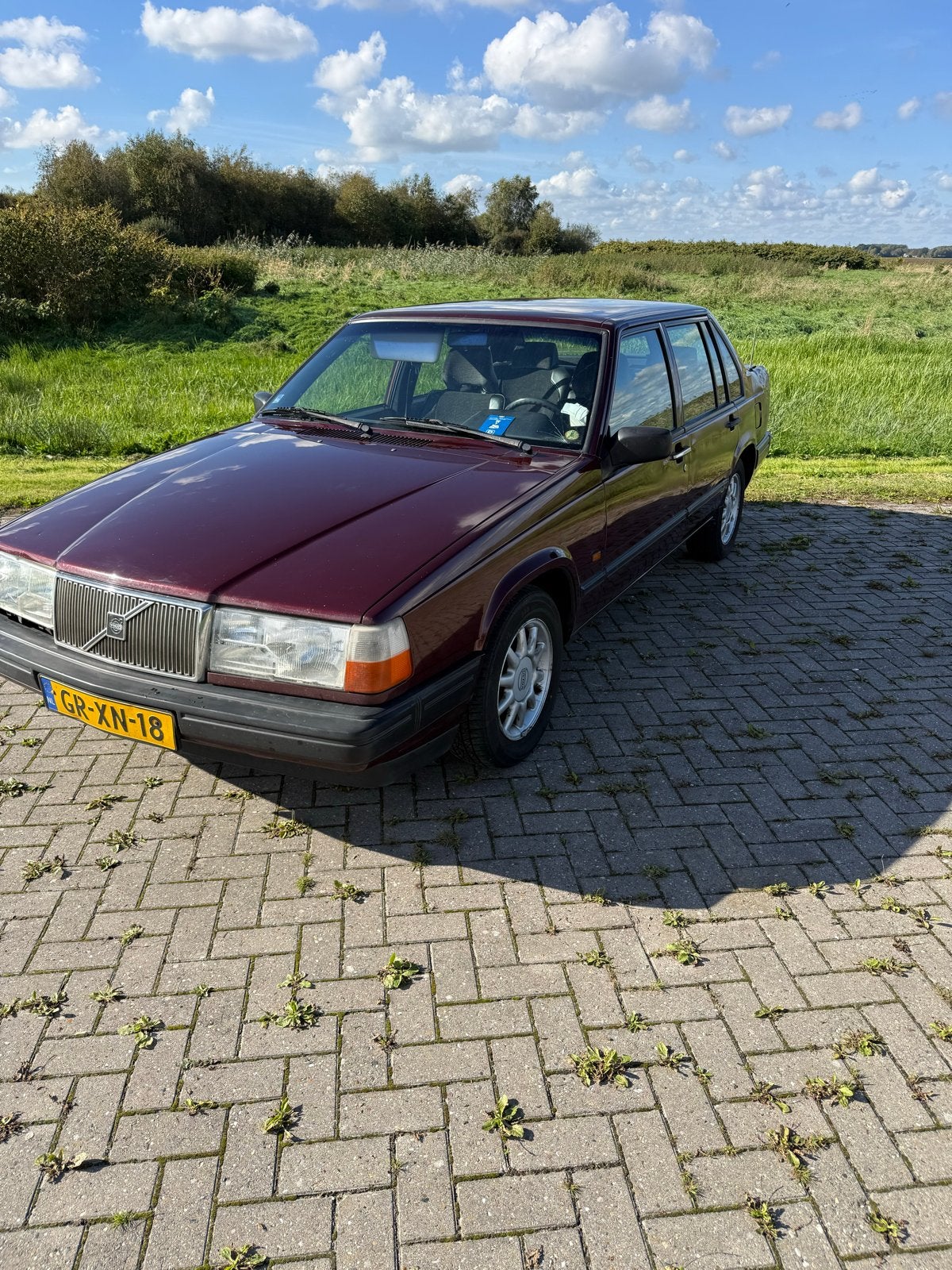 Volvo 940 2.3 GL U9 1993 Rood met een leuke km stand, Auto's, 1337 kg, Origineel Nederlands, Handgeschakeld, 1600 kg