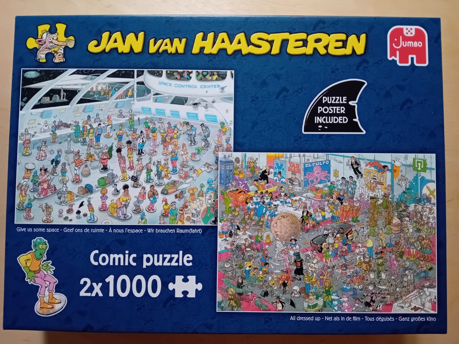 JVH 2x1000 net als in de film & geef ons de ruimte, Ophalen of Verzenden, 500 t/m 1500 stukjes, Zo goed als nieuw