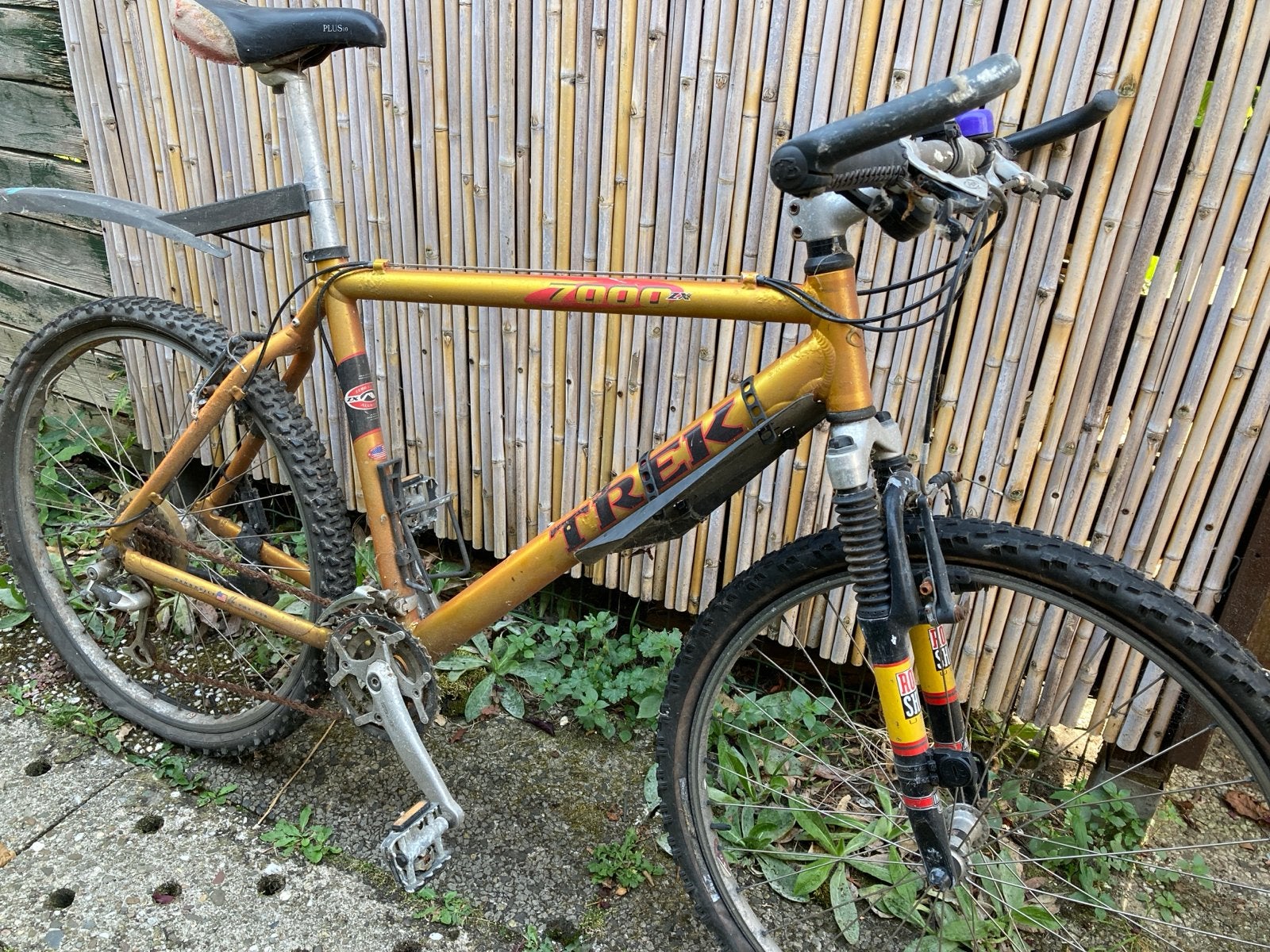 Trek 7000 Mountainbike - Vintage MTB - opknapper, Fietsen en Brommers, Fietsen | Mountainbikes en ATB, Ophalen, Gebruikt, Hardtail