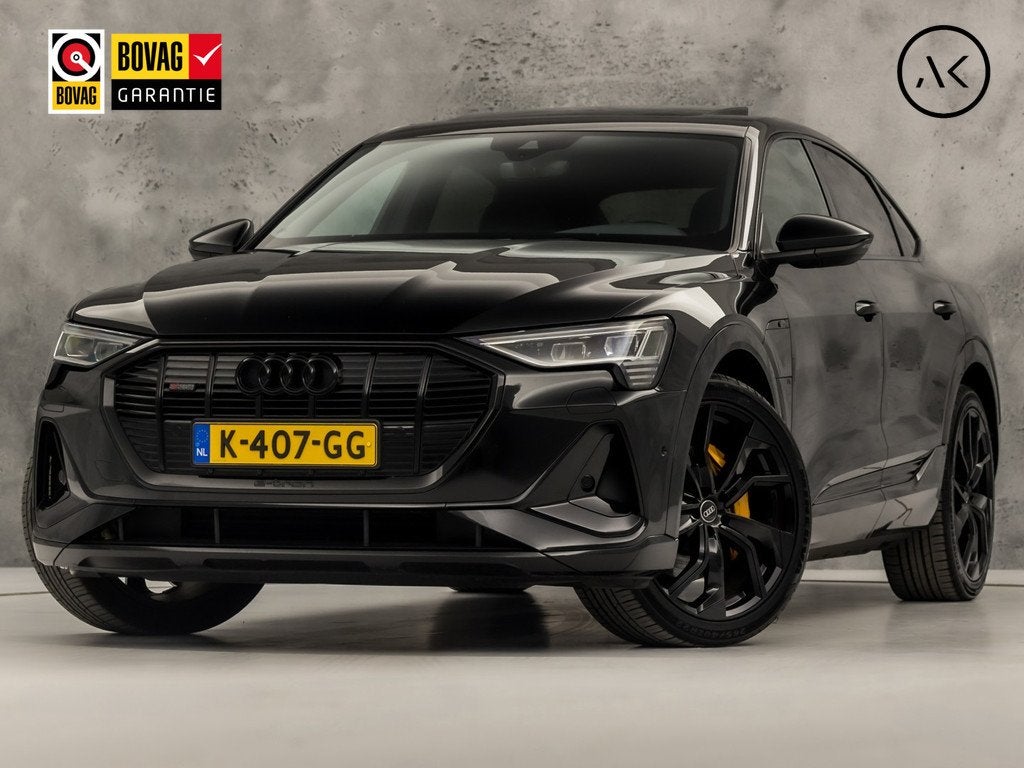 Audi e-tron 50 quattro 71 kWh S-Line Sport 313Pk Automaat (P, Auto's, Automaat, 12 maanden, Zwart, Zwart