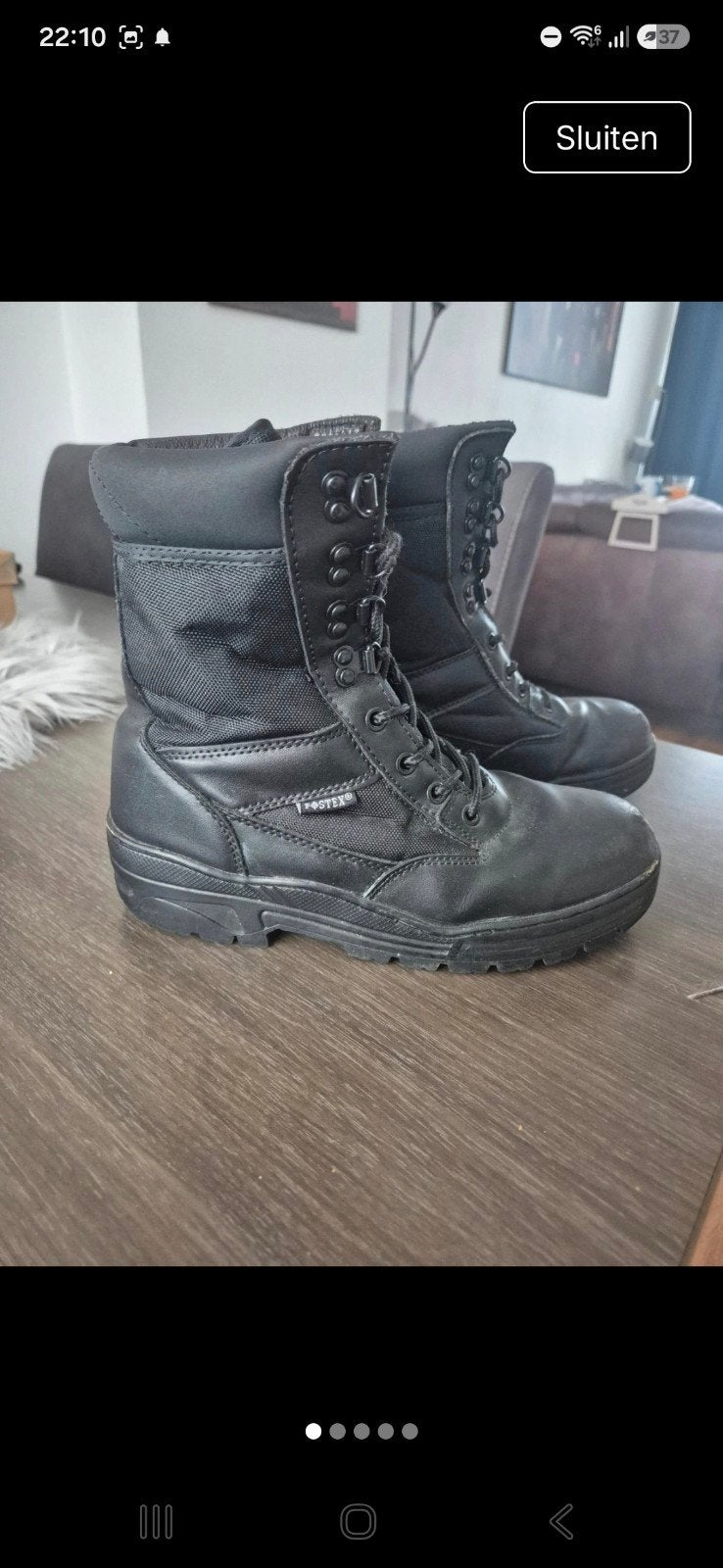 Zwarte Thinsulate werklaarzen/schoenen, Ophalen of Verzenden, Gedragen, Zwart, Werkschoenen