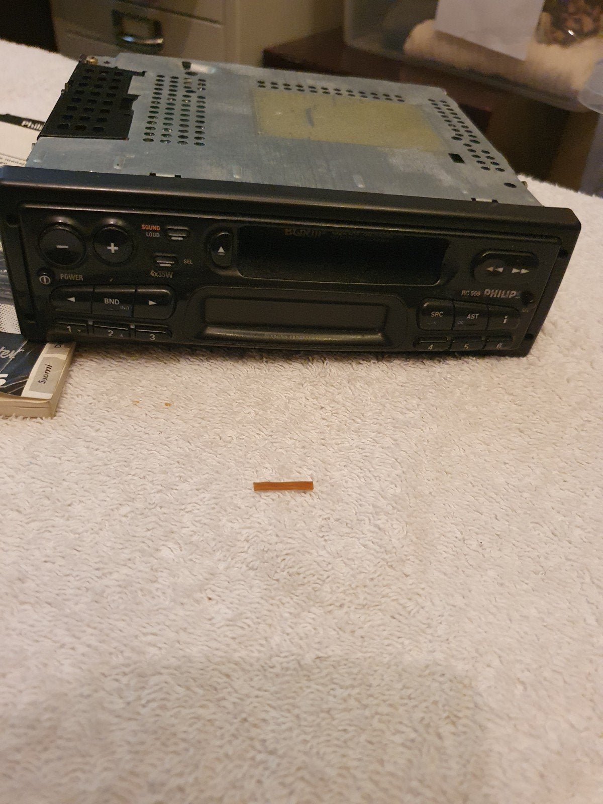Philips RC 659 RDS Autoradio met handleiding, Ophalen of Verzenden