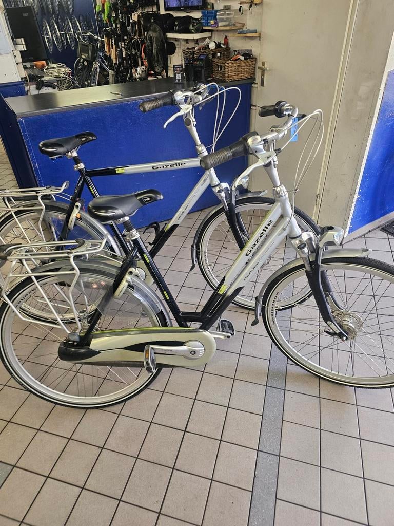 Setje gazelle chamonix dames en heren nu samen 450euro, 56 cm of meer, Ophalen of Verzenden, Gebruikt, Gazelle