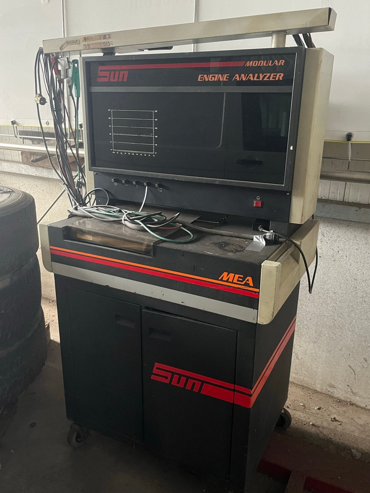 Sun Modular Engine Analyzer (MEA) - Motoranalysator, Ophalen