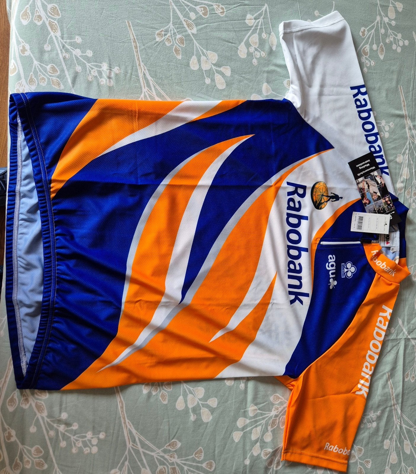 Gloednieuw Rabobank wielershirt Colnago Agu XL, Fietsen en Brommers, Fietsaccessoires | Fietskleding, Heren, Colnago Agu, Nieuw
