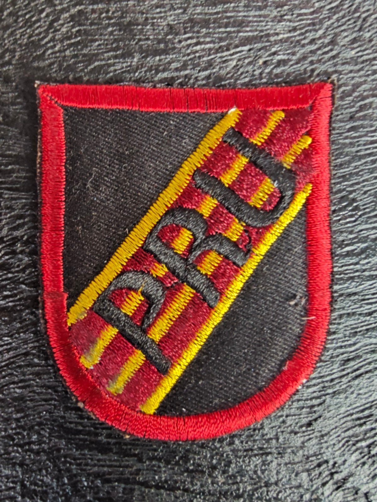 Beret Patch - MACV-SOG PRU - Phoenix Assassination Program -, Ophalen of Verzenden, Landmacht, Amerika, Embleem of Badge
