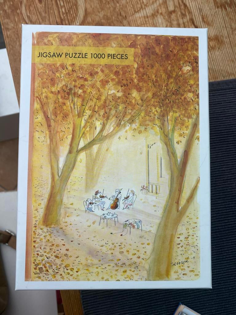 Sempé Legpuzzel 1000 stukjes - Mooie kwaliteit, Ophalen of Verzenden, 500 t/m 1500 stukjes, Gebruikt, Legpuzzel