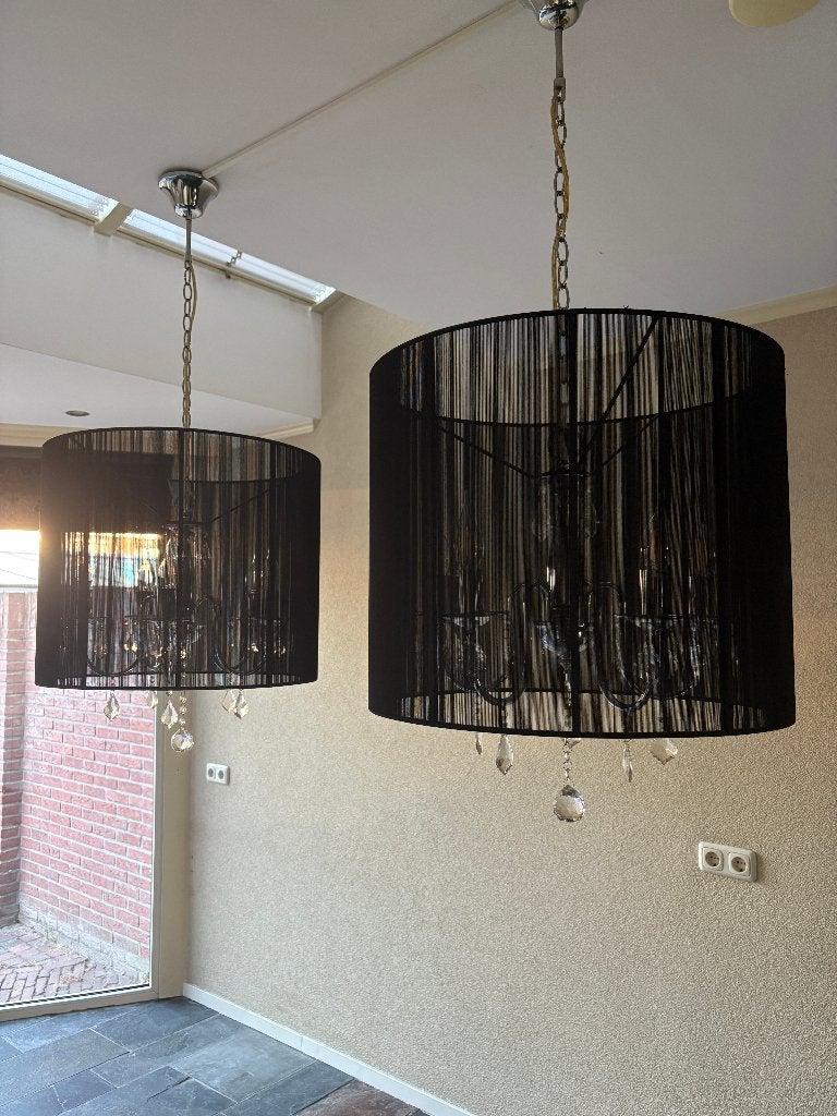 Kroonluchter lampen (3x), Ophalen, Gebruikt, Glas
