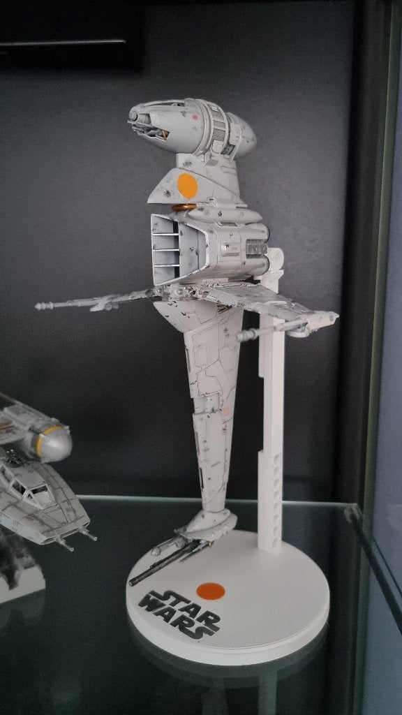 B-Wing model op standaard 1/72 (Bandai), Verzamelen, Verzenden, Nieuw, Replica