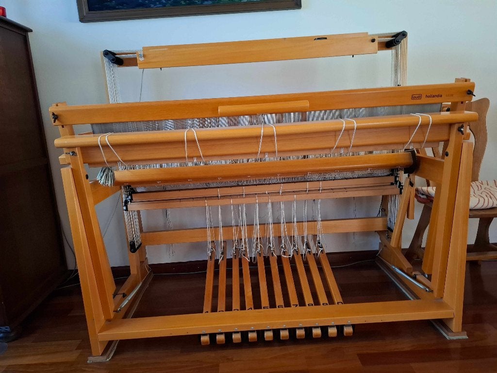 Louët weefgetouw, 8 schachten 130 cm, met toebehoren., Ophalen