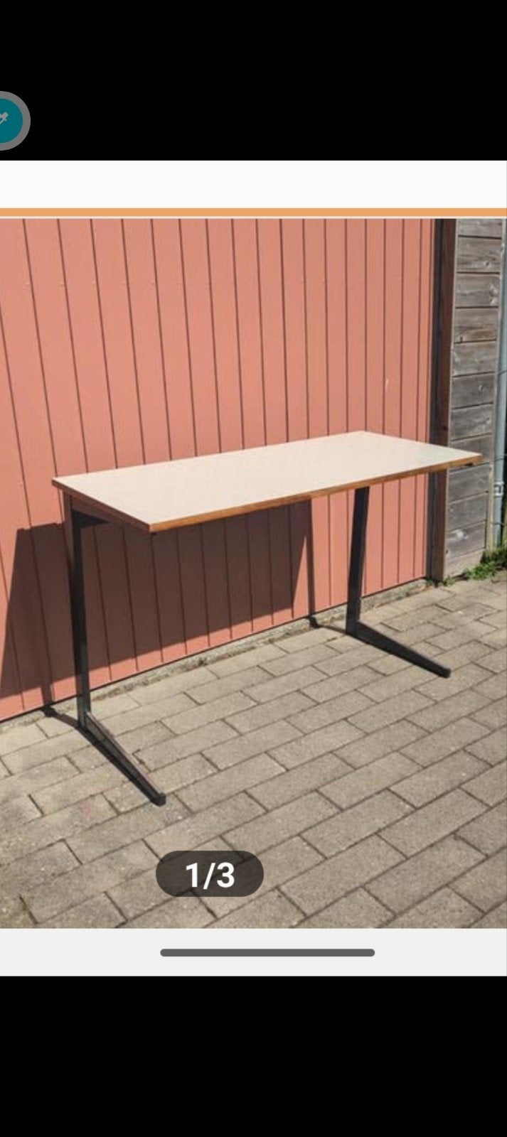 Vintage school tafel, Ophalen, Gebruikt