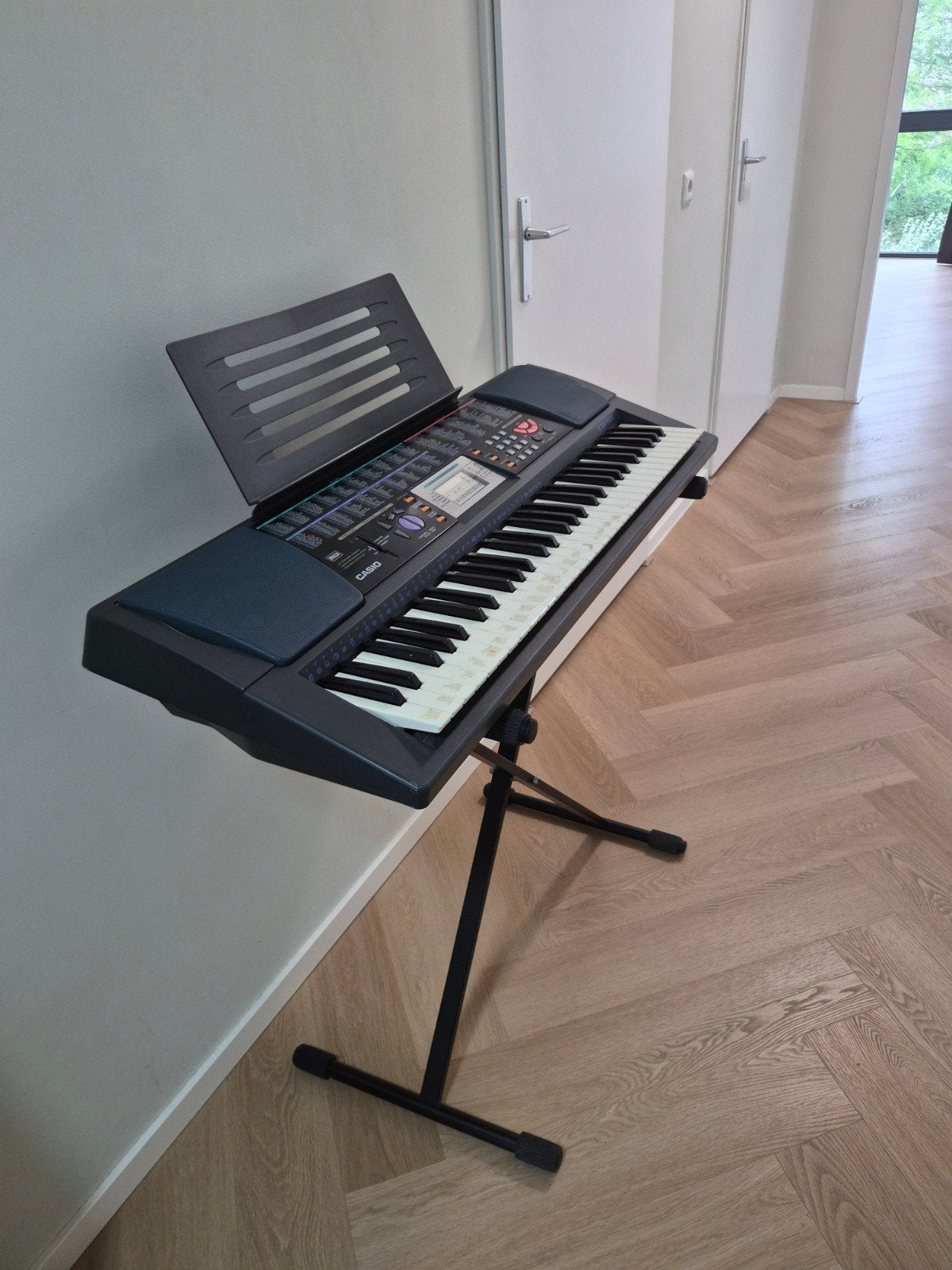 Casio CTK-501 Keyboard/Synthesizer met standaard, Overige merken, Ophalen of Verzenden, Met midi-aansluiting, 61 toetsen