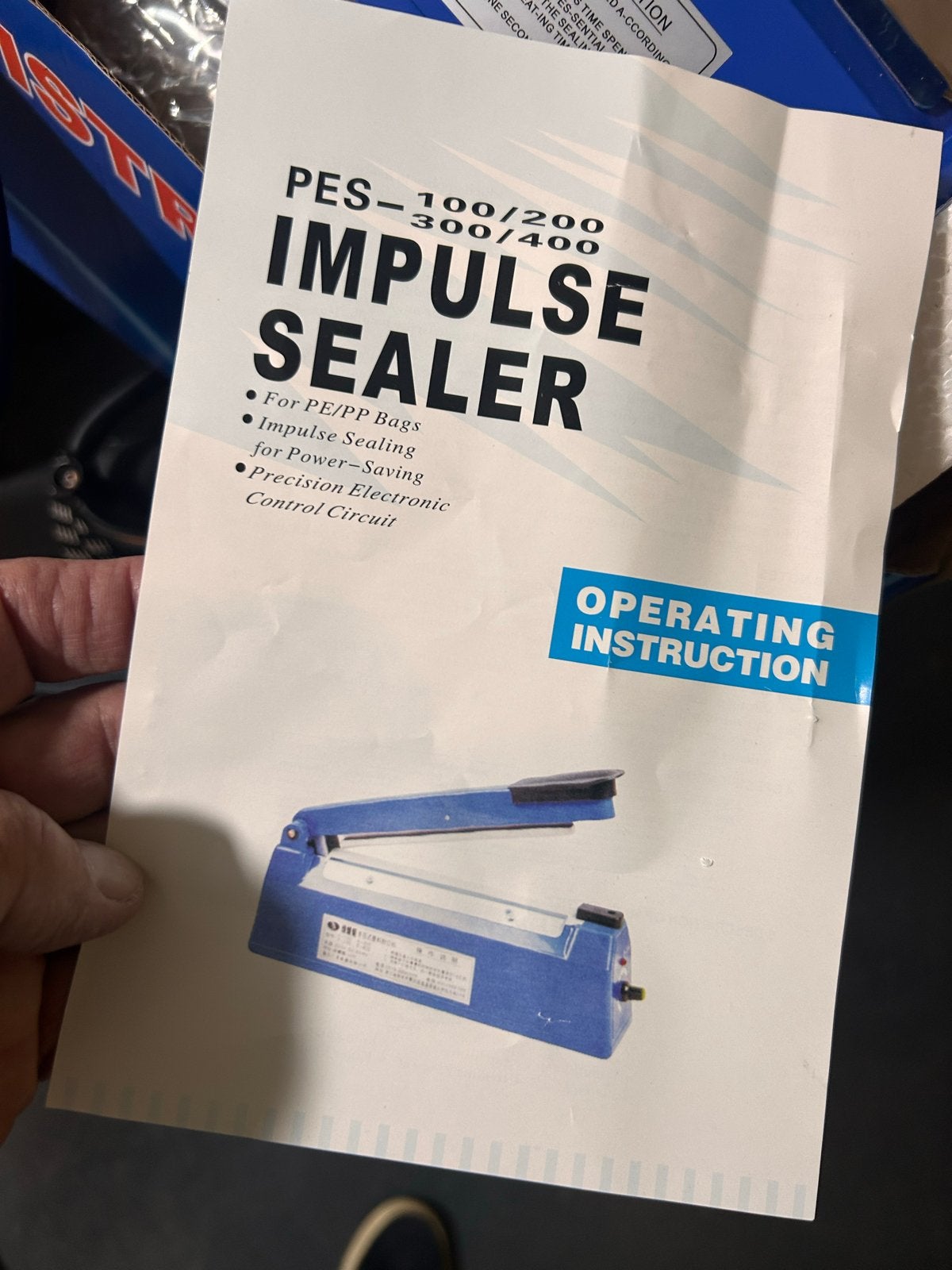Impulse Sealer PES-200 met ca. 100 zakjes, Ophalen of Verzenden