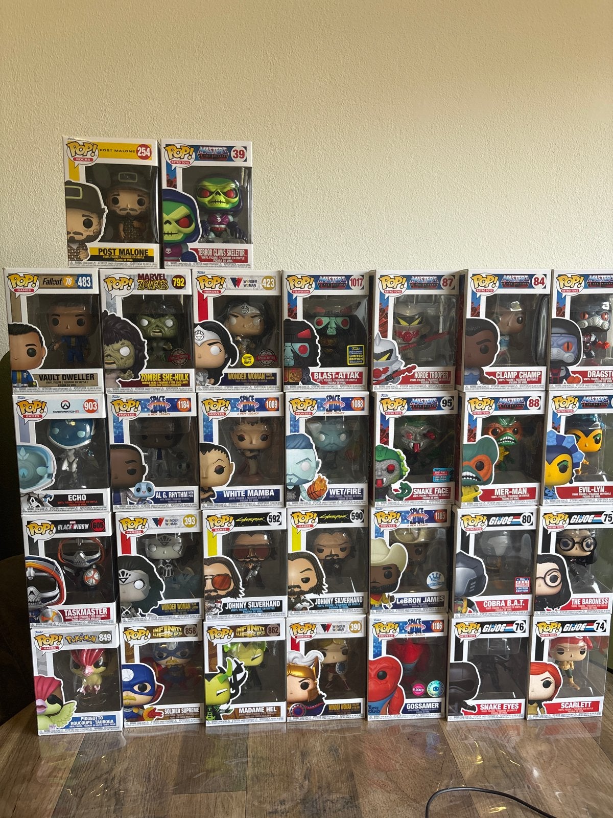 Grote collectie Funko Pop! figuren - Diverse series, Kinderen en Baby's, Speelgoed | Actiefiguren, Ophalen, Zo goed als nieuw