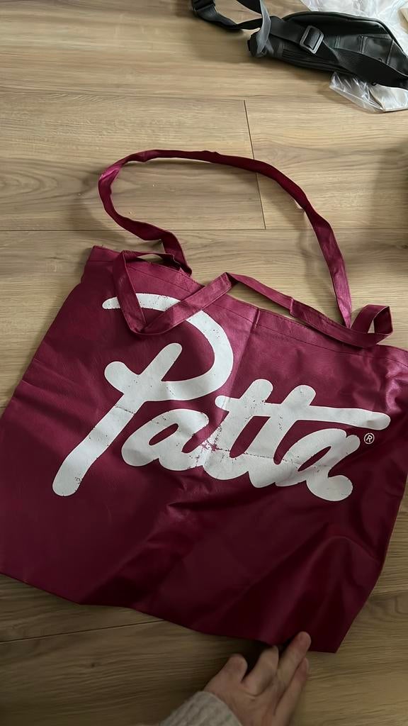 Patta totebag vintage, Sieraden, Tassen en Uiterlijk, Ophalen of Verzenden, Zo goed als nieuw, 30 cm of meer