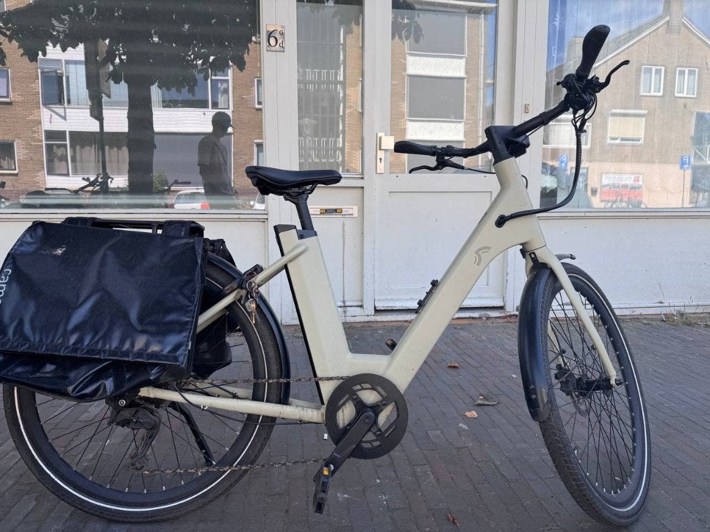 CRIVIT Urban elektrische fiets 3.0 Y kettingaandrijving, Fietsen en Brommers, Zo goed als nieuw, 47 tot 51 cm, 50 km per accu of meer