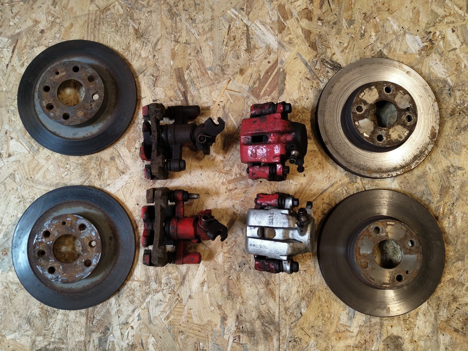 Set remklauwen + schijven mx5 nb, Auto-onderdelen, Remmen en Aandrijving, Ophalen of Verzenden