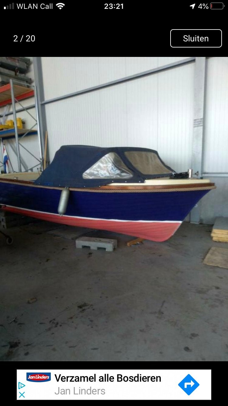 Nette Sloep met Perkins Marine Diesel Motor, Overige merken, Gebruikt, Binnenboordmotor, Diesel