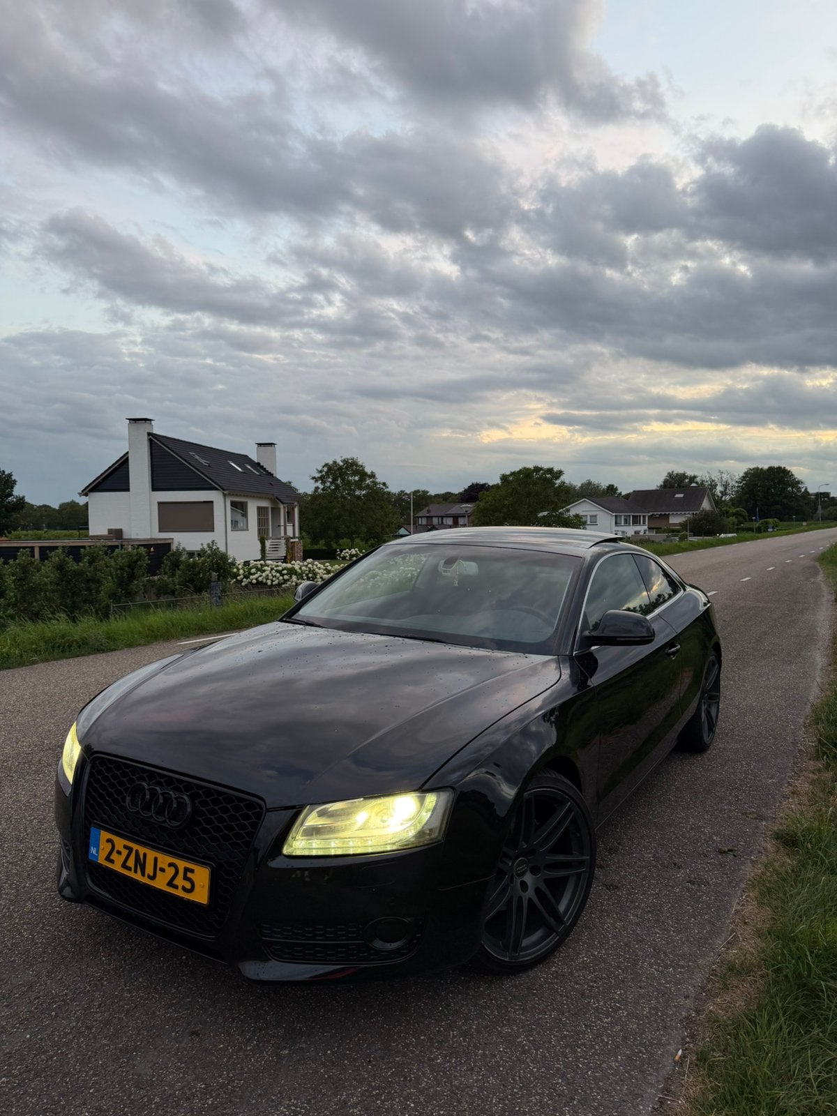Audi A5 Coupé 3.2 FSI V6 Automaat |265 PK |Schuif-/kanteldak, Auto's, Audi, Zwart, 4 stoelen, Zwart, Leder