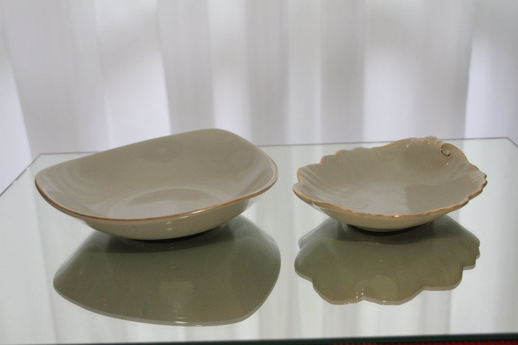 Flora Gouda plateelschalen jaren '50, Antiek en Kunst, Ophalen