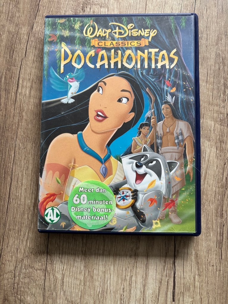 disney dvd pocahontas, Tekenfilm, Ophalen of Verzenden, Zo goed als nieuw, Alle leeftijden