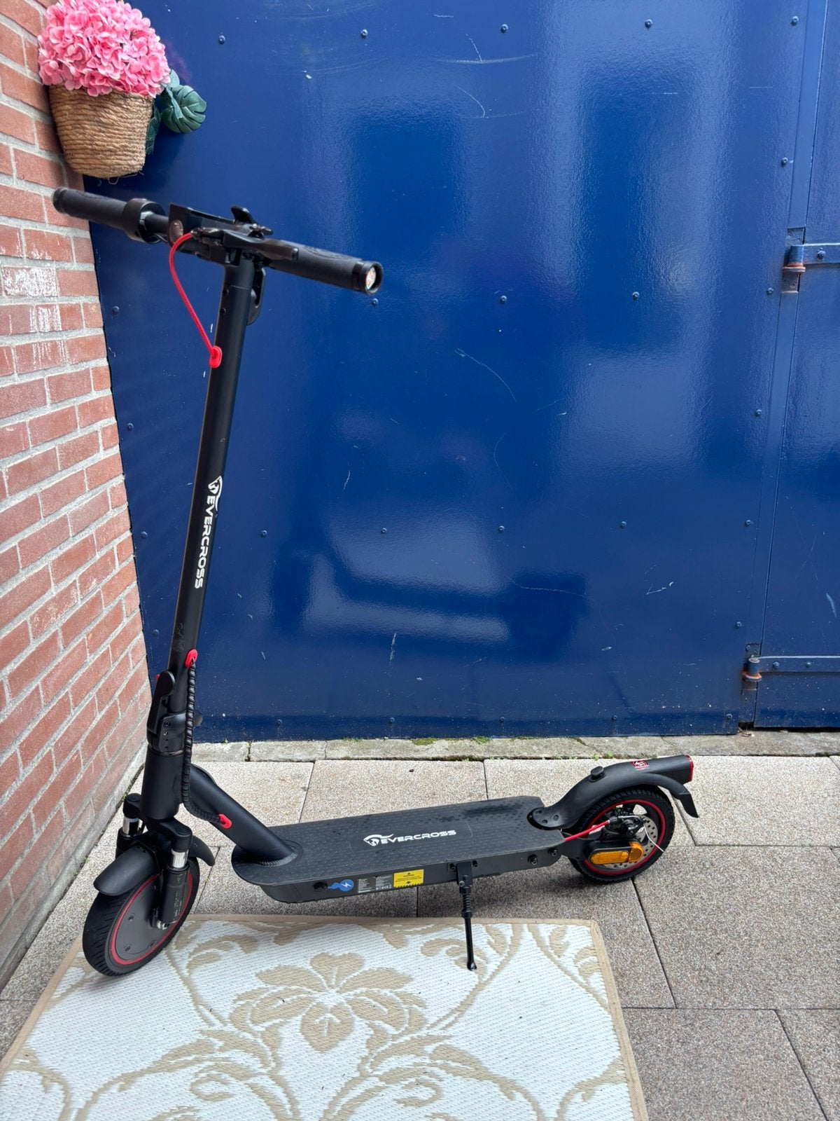 EVERCROSS TECH EV85F elecktrische step zwart, Fietsen en Brommers, Ophalen of Verzenden, Zo goed als nieuw, Elektrische step (E-scooter)