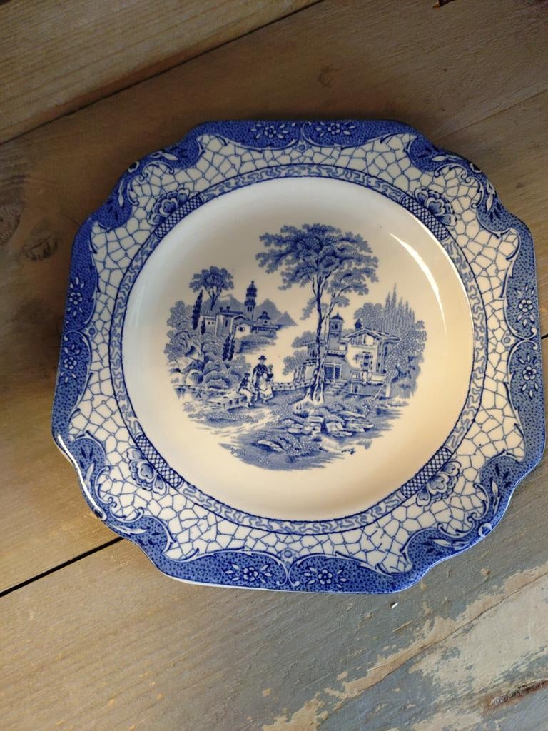 8;Antieke borden LANDSCAP ADAMS EST, Ophalen of Verzenden