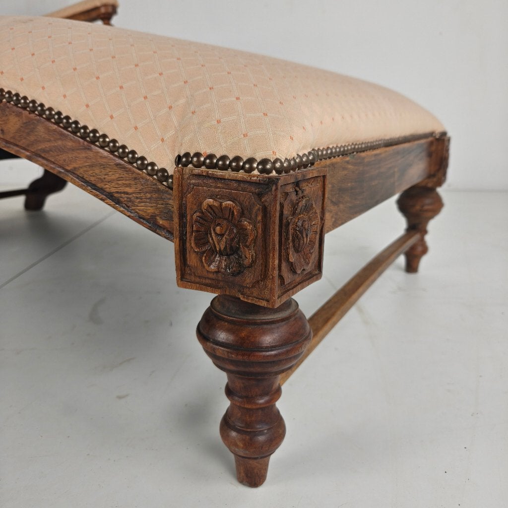 Laat 19e-eeuwse antieke chaise longue / daybed – Engeland, Ophalen of Verzenden