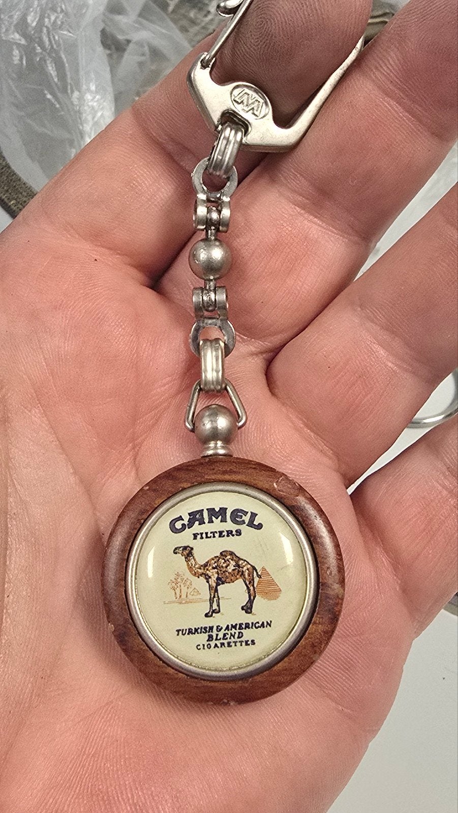 Zeldzame Vintage Camel Cigarettes Sleutelhanger, Ophalen of Verzenden, Gebruikt, Merk