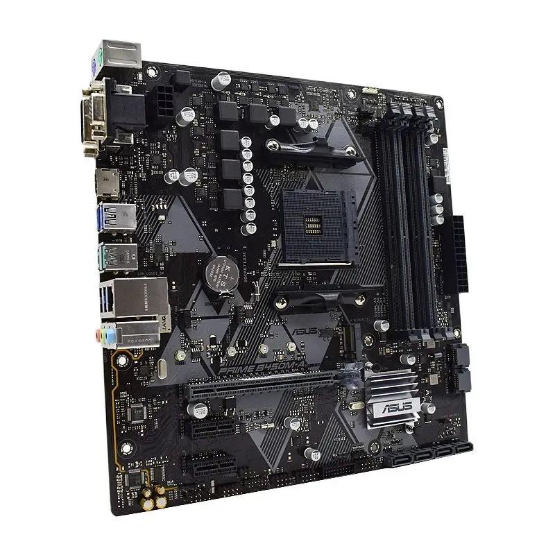 ASUS PRIME B450M-A Moederbord met Socket AM4, Ophalen of Verzenden, Gebruikt, DDR4