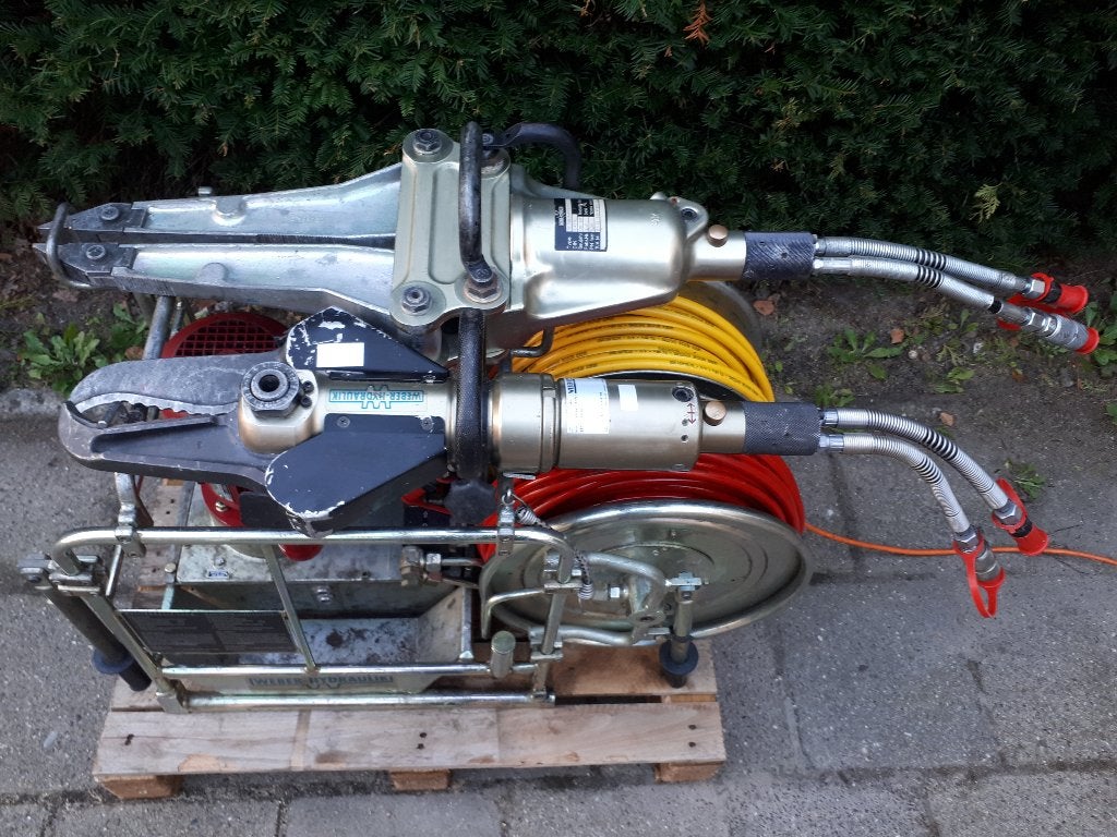 Weber Holmatro brandweer reddingsset met spreider en schaar, Ophalen, Gebruikt