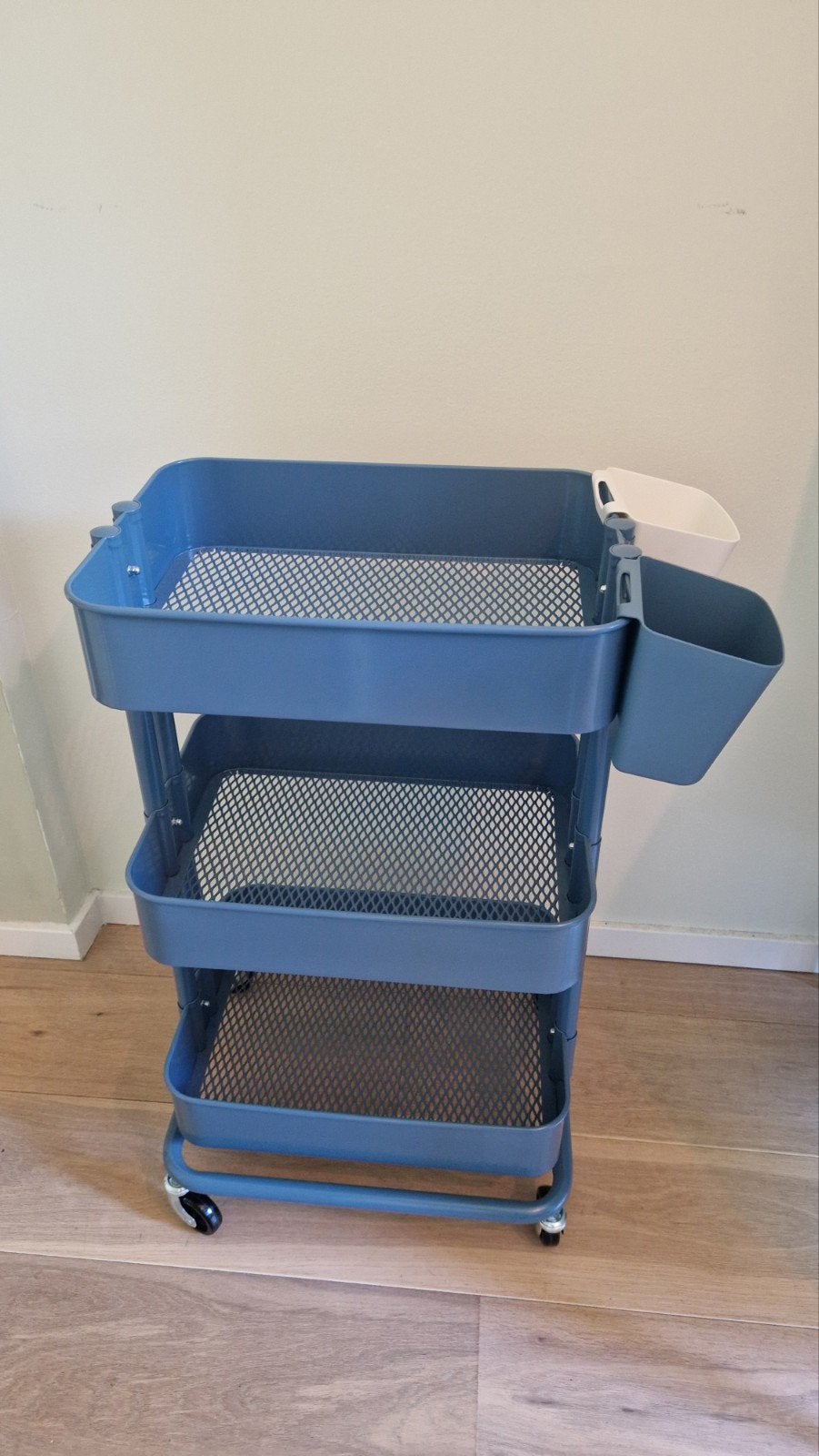 IKEA RÅSKOG Roltafel / Keukenwagen - Blauw, Huis en Inrichting, Ophalen, Gebruikt