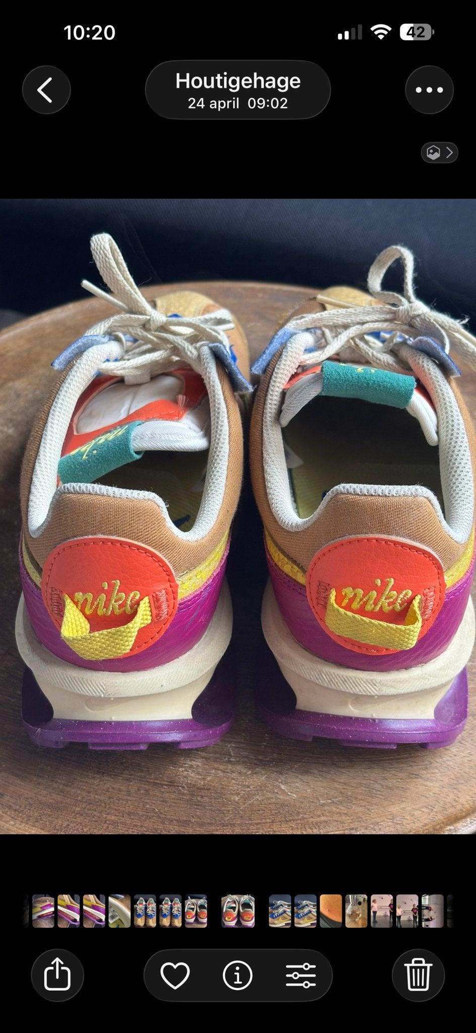 Retro Nike Air Max 37,5 - Unieke Kleurencombinatie, Ophalen of Verzenden, Gedragen, Overige kleuren, Sneakers of Gympen