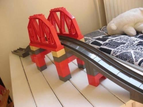 Lego / Duplo grote brug van ruim 1 meter lang, Ophalen of Verzenden, Zo goed als nieuw, Complete set, Duplo