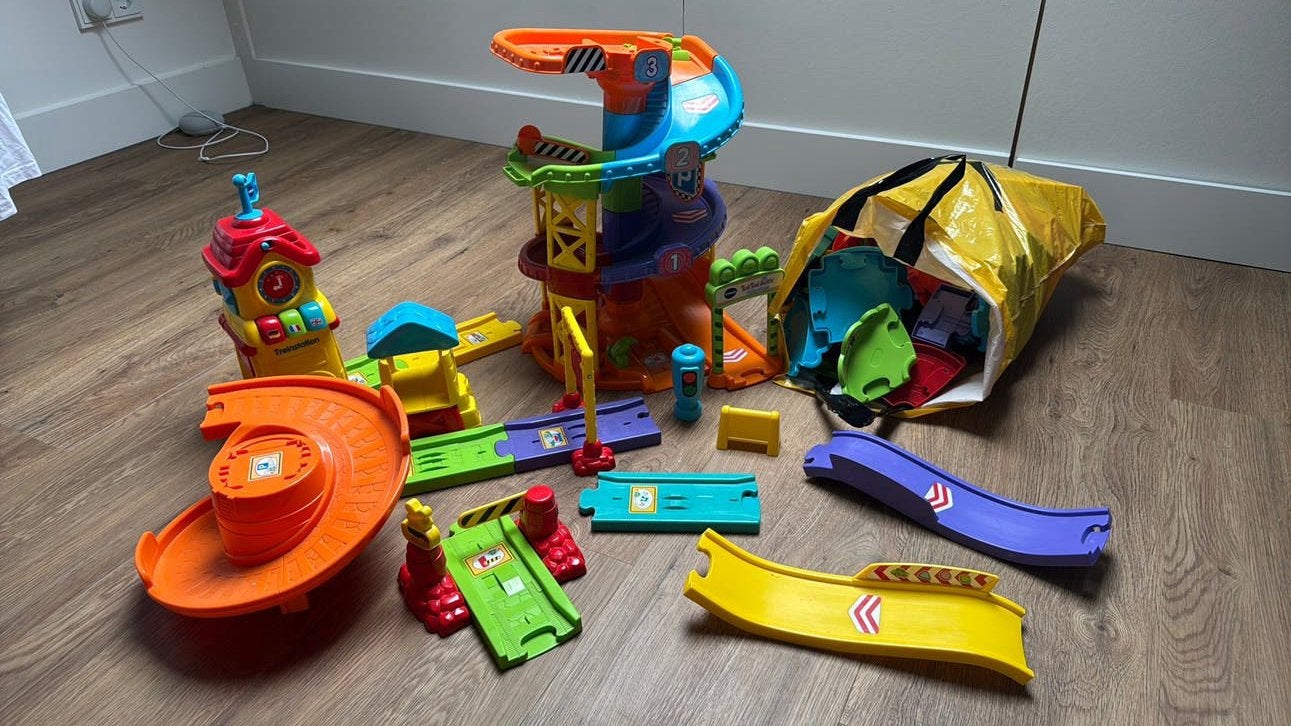 Trein- en autobaan van Toettoet, Kinderen en Baby's, Speelgoed | Vtech, Ophalen, Zo goed als nieuw