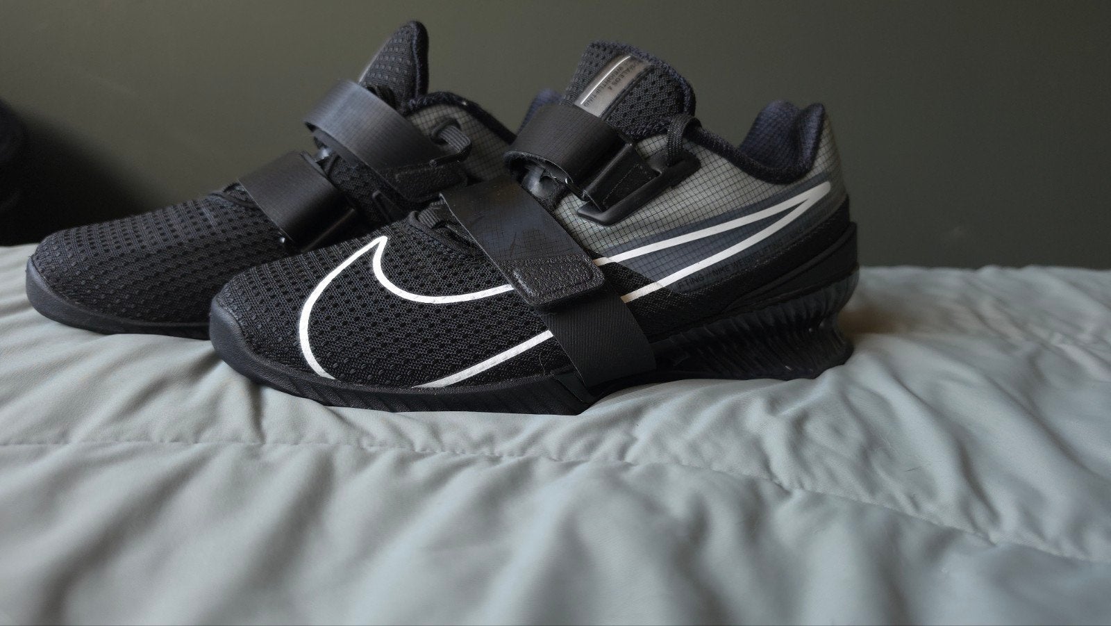 Nike Romaleos 4 Gewichthefschoenen - Zwart/Wit, Ophalen of Verzenden, Zo goed als nieuw, Fitness of Aerobics