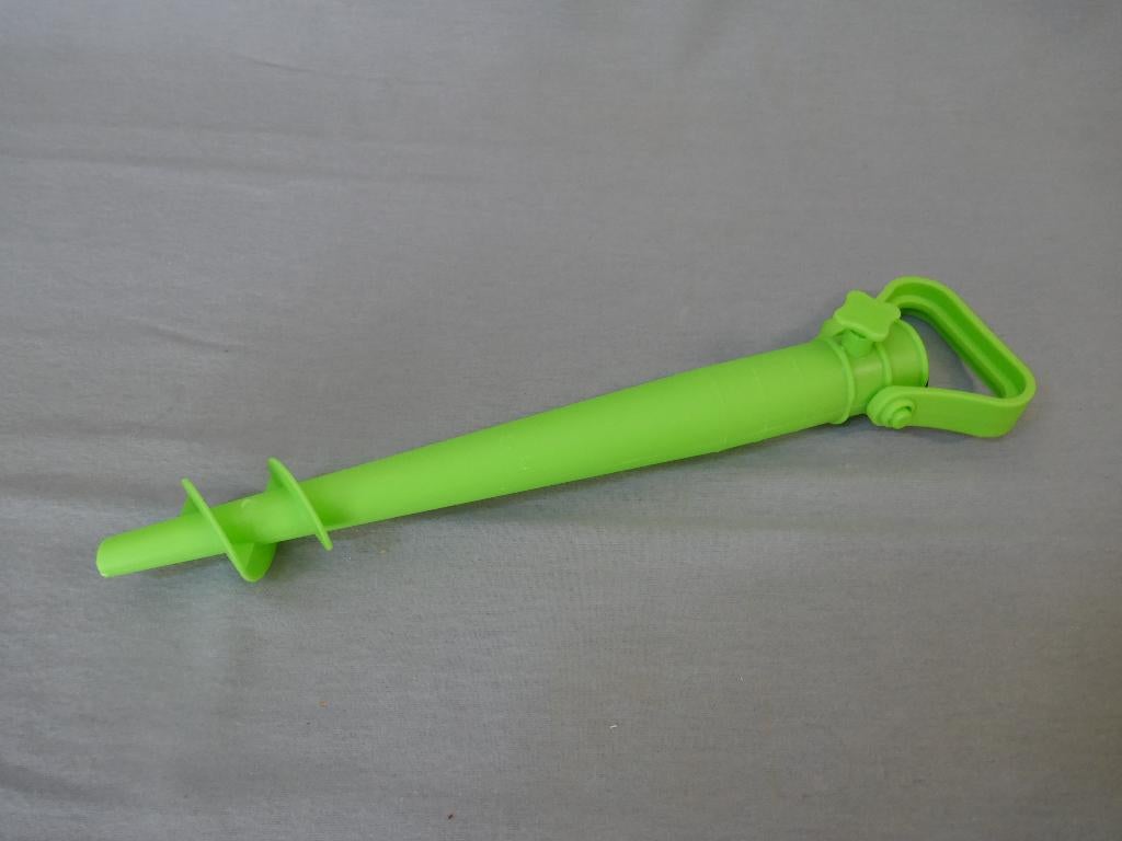 2 Parasol houders met grondboor, nieuw, Ophalen of Verzenden, Nieuw, Minder dan 1 meter, Parasolvoet
