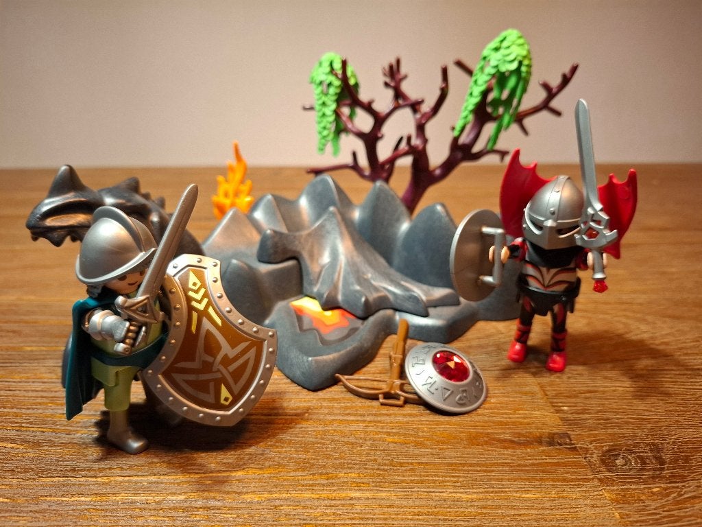Ridders & draken Playmobil 5815+4912+4147, Kinderen en Baby's, Ophalen of Verzenden, Gebruikt, Complete set
