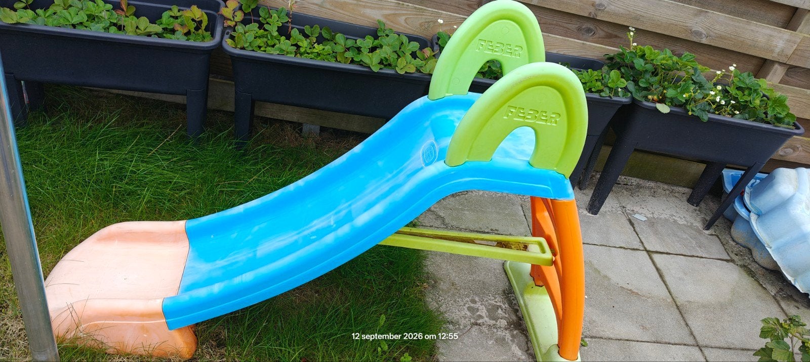 Feber glijbaan voor kinderen / waterglijbaan, Ophalen, Gebruikt, Glijbaan
