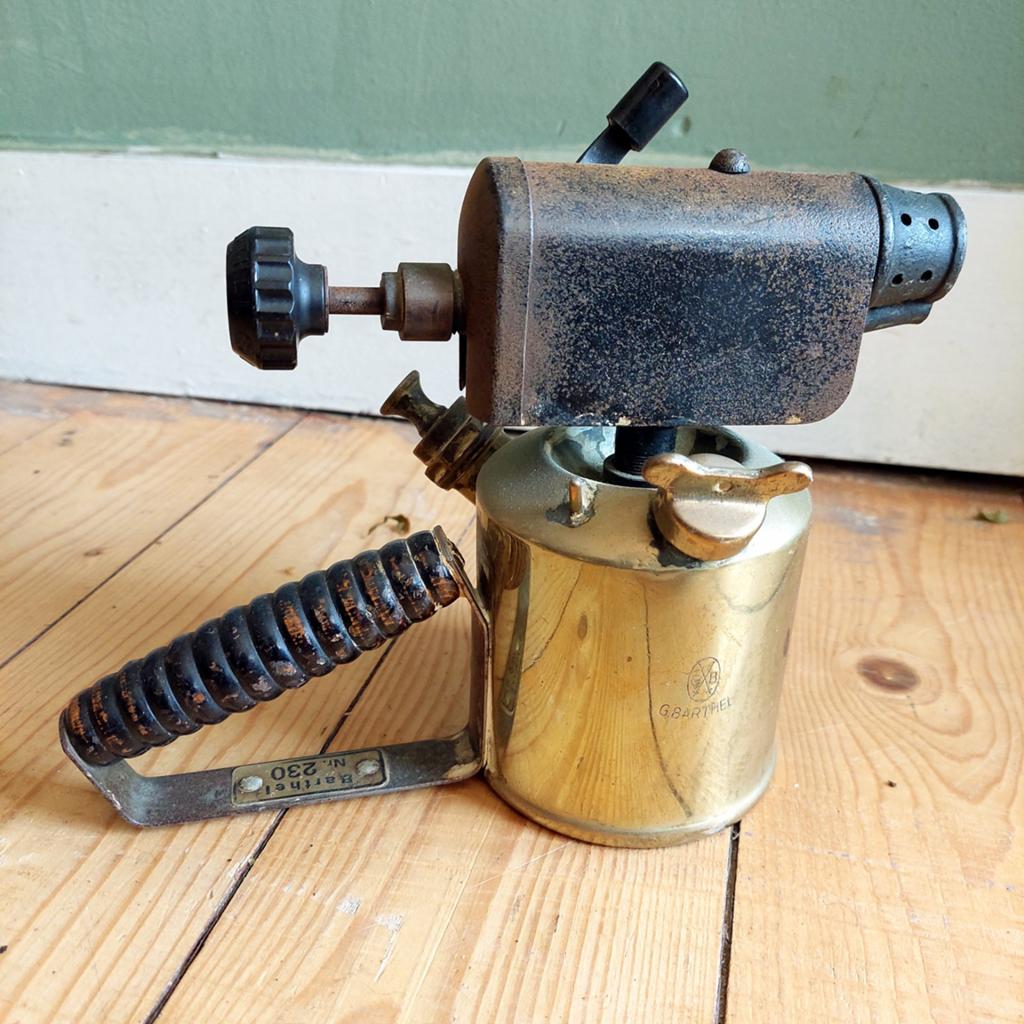 Lucky Vintage Antieke Barthel Soldeerbrander - Koper & IJzer, Ophalen of Verzenden