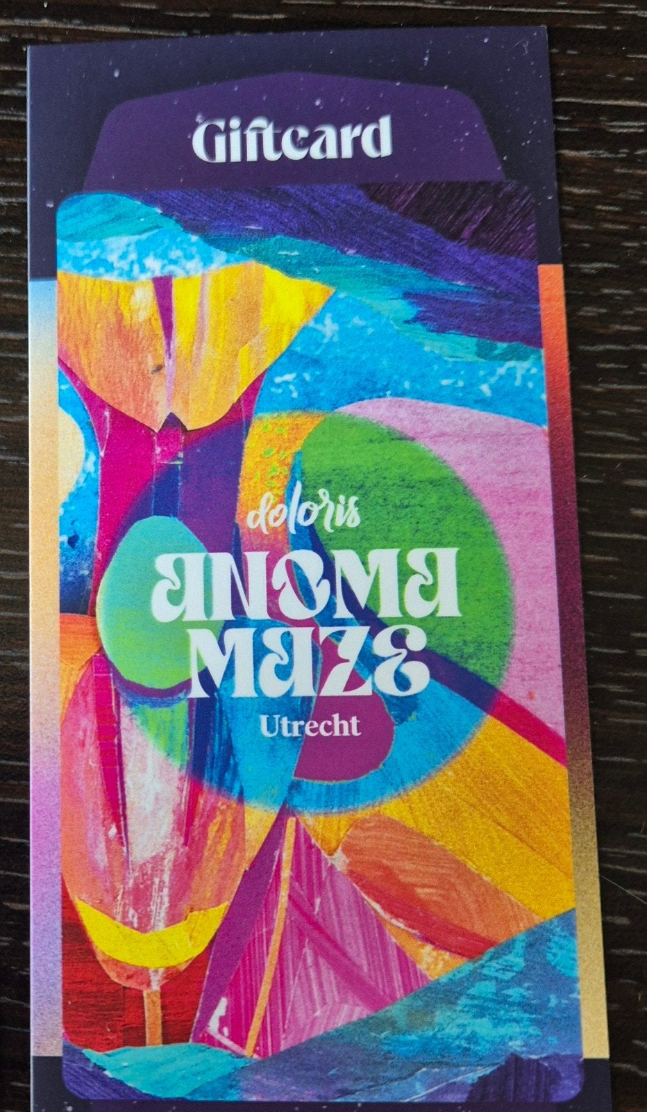 1 ticket voor Doloris maze in Utrecht, Tickets en Kaartjes, Eén persoon, Overige soorten