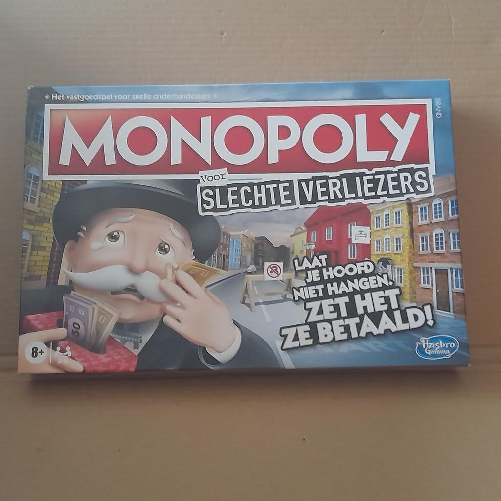 Monopoly voor slechte verliezers bordspel, Hobby en Vrije tijd, Gezelschapsspellen | Bordspellen, Vijf spelers of meer, Ophalen of Verzenden
