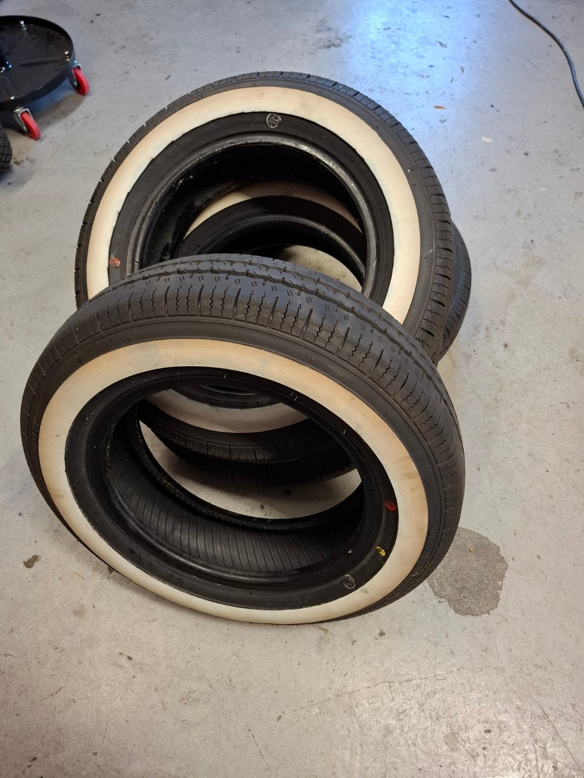Band, bandenset 125x12 White wall. Fiat 500, Ophalen, Nieuw, Band(en), 12 inch