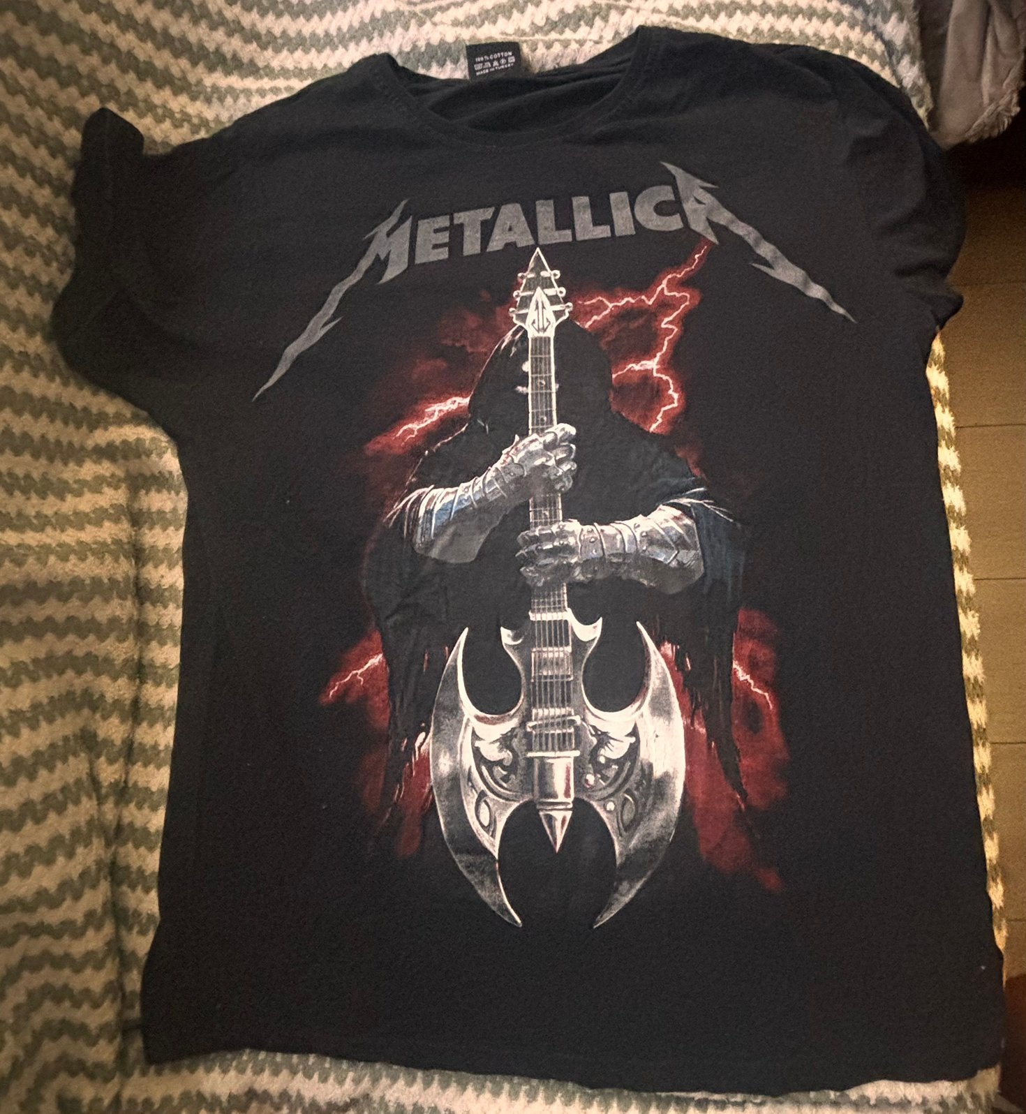 Metallica shirt L, Ophalen of Verzenden, Zo goed als nieuw, Zwart