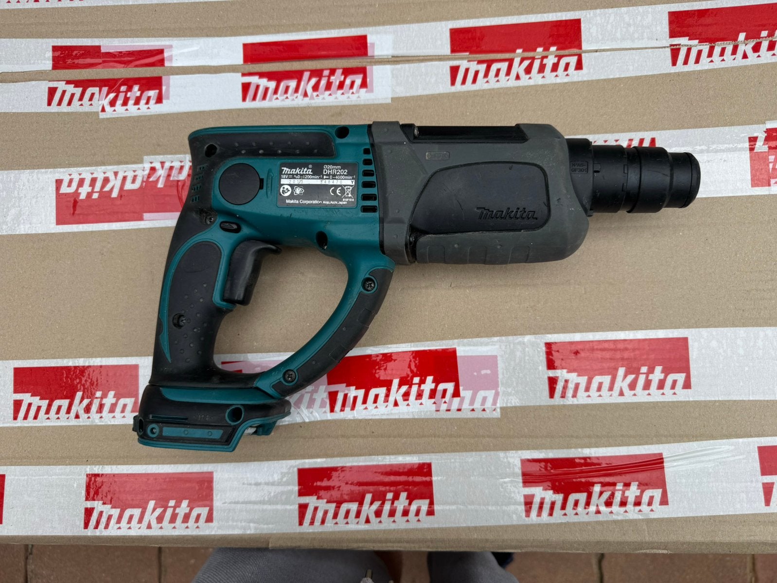 Makita DHR202 18V LXT accu combihamer SDS+, Doe-het-zelf en Verbouw, Gereedschap | Boormachines, Gebruikt, Boor- en/of Breekhamer