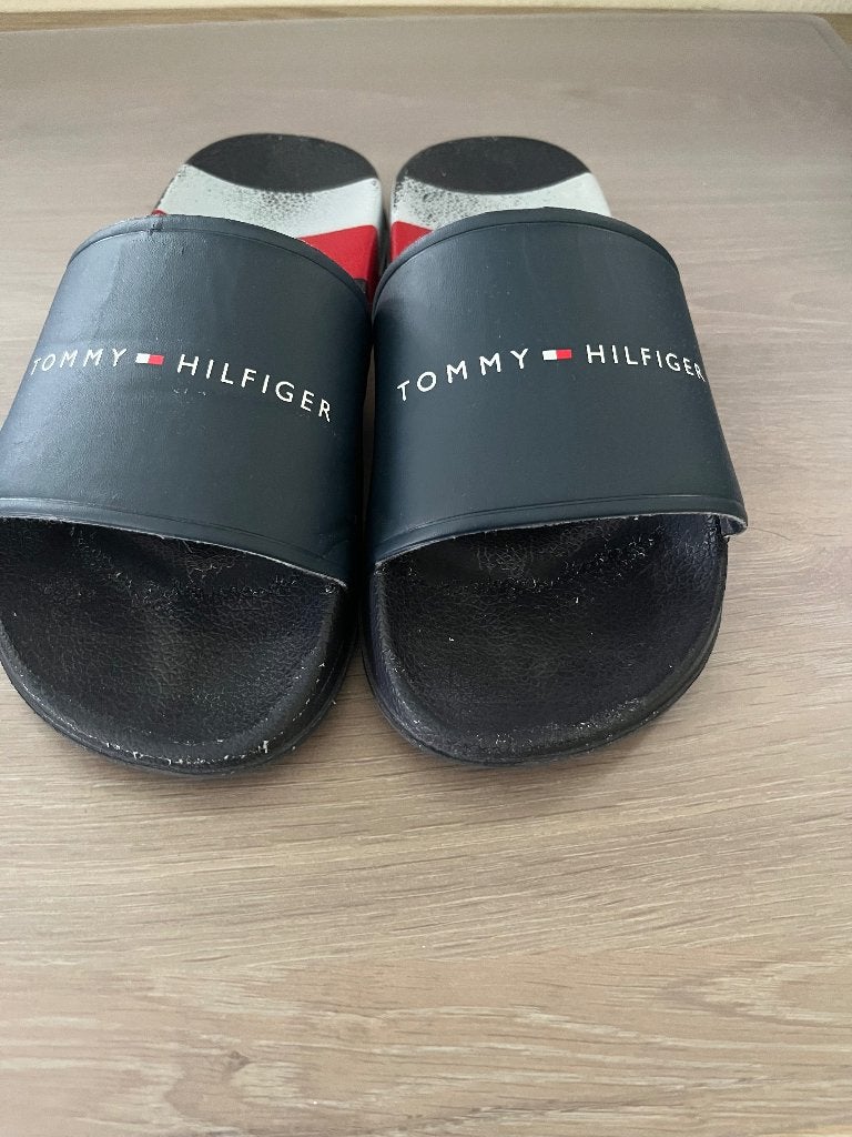 Badslippers Tommy blauw maat 39, Slippers, Blauw, Tommy Hilfiger, Ophalen of Verzenden
