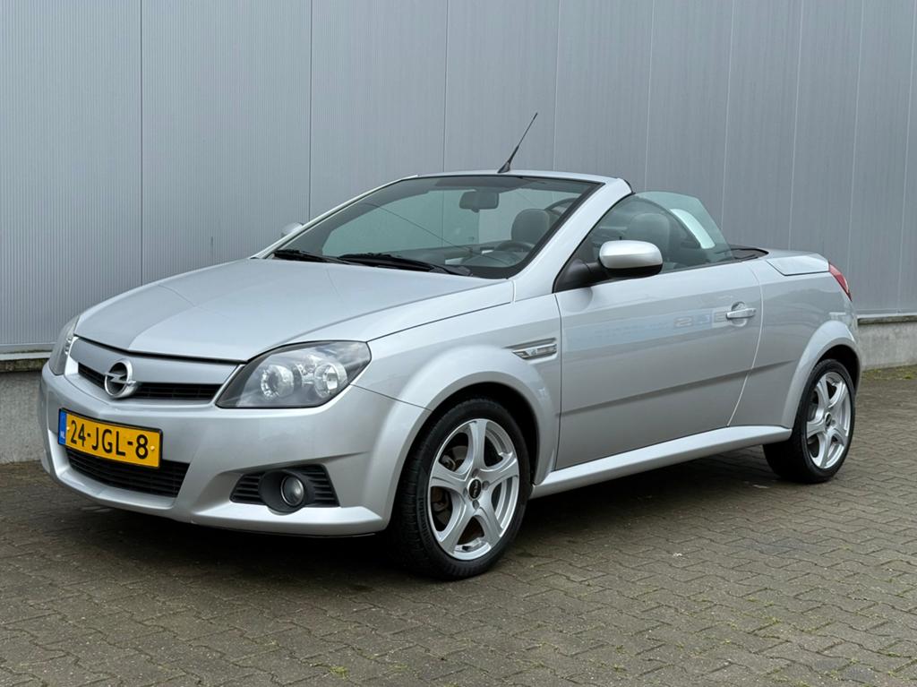 Opel Tigra 1.8 16V Twintop 2005 Grijs|Nieuwe APK-keuring, Auto's, 4 cilinders, 1796 cc, Handgeschakeld, Grijs