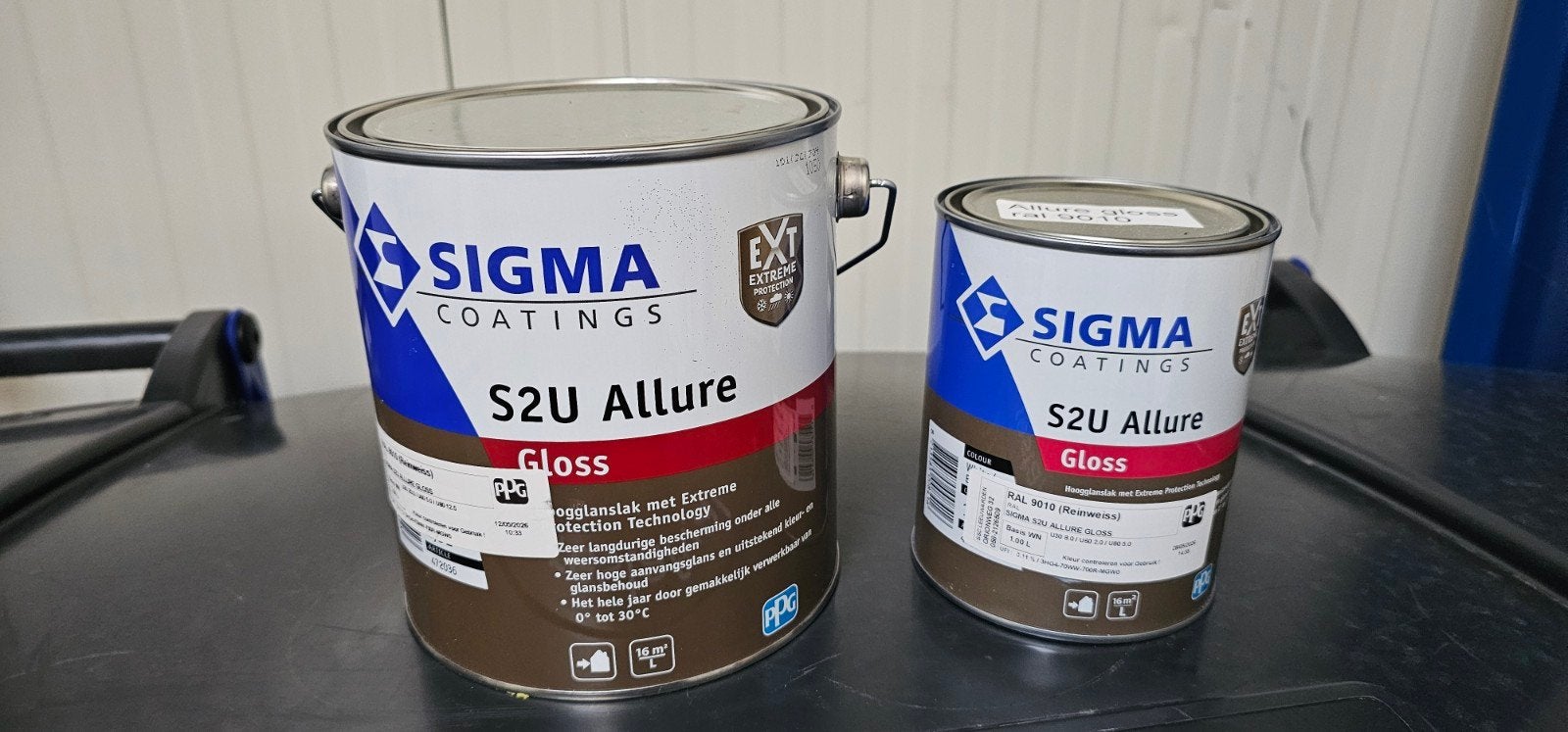 Sigma S2U Allure Gloss RAL 9010, Ophalen of Verzenden, Nieuw, Wit