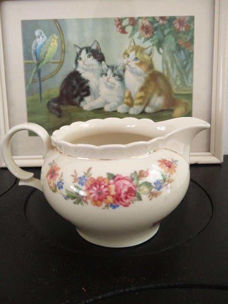 Roomkannetje Bavaria Arzberg met bloemen decor, Antiek en Kunst, Ophalen of Verzenden