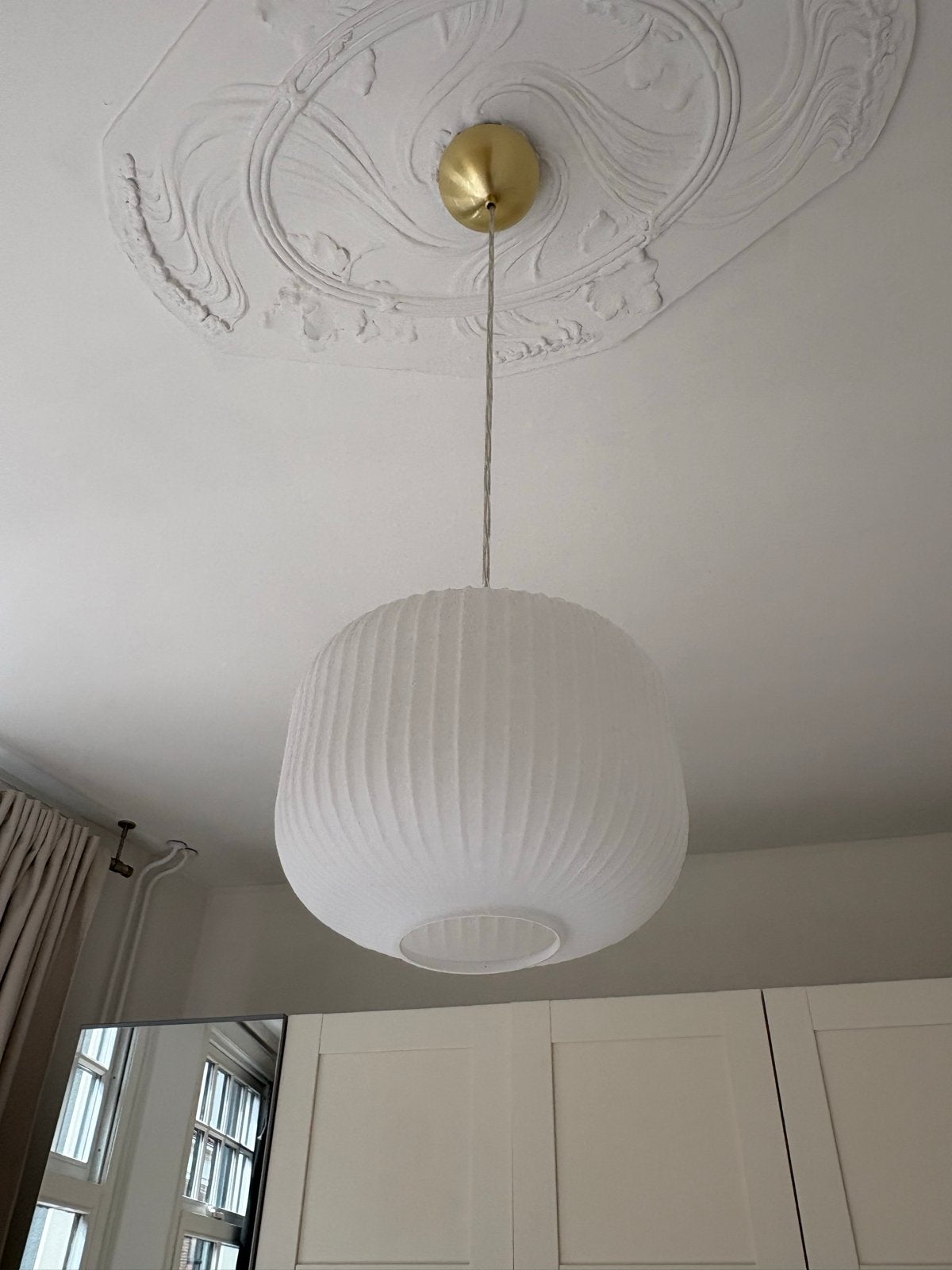 Zara Home design hanglamp, Ophalen of Verzenden, Zo goed als nieuw, Kunststof, E27 (groot)